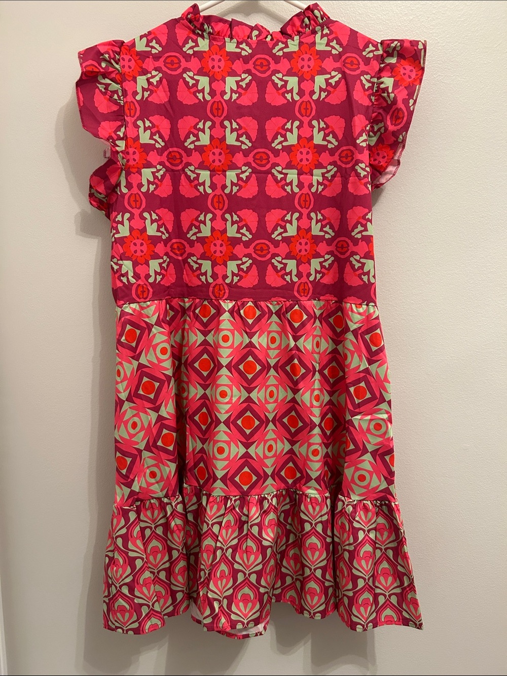 SHEIN Printed Sleeveless Summer Dress